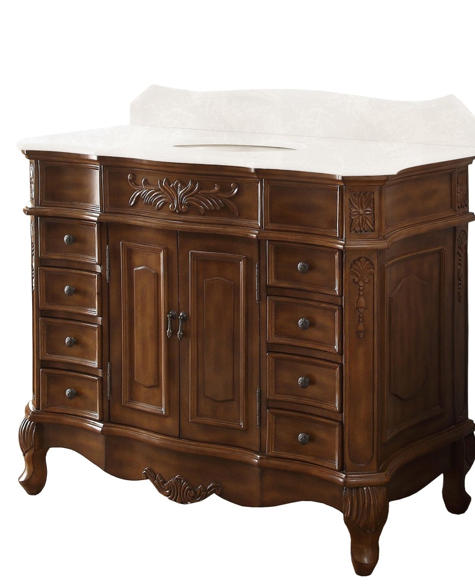 42" Classic style Morton Bathroom Sink Vanity HF - 2815W - TK - 42 - Bentoncollections