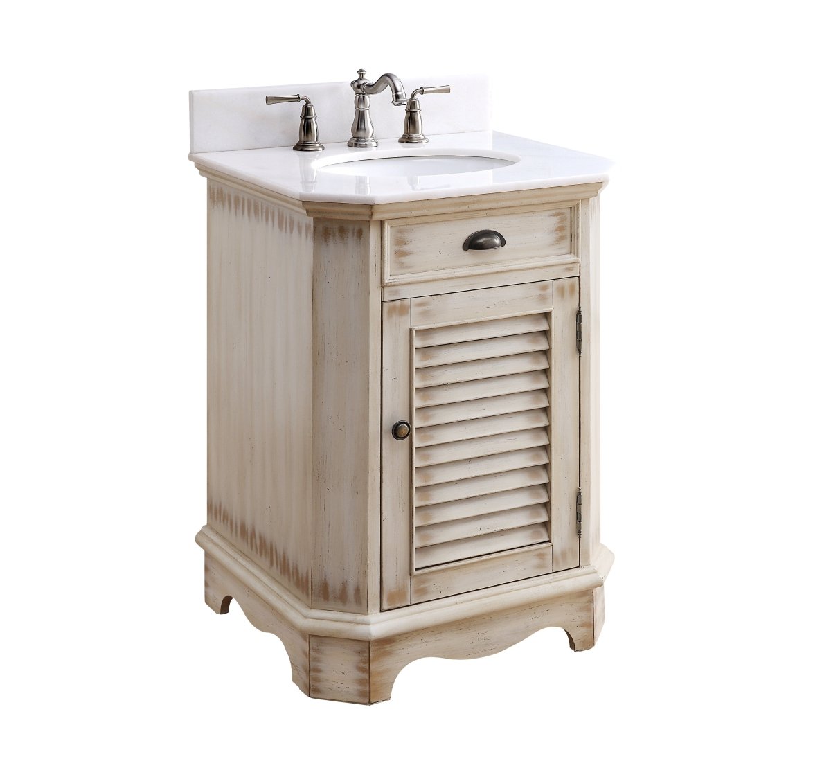 24" Abbeville Powder Room Sink Vanity - Benton Collection Model CF-47523A - Bentoncollections