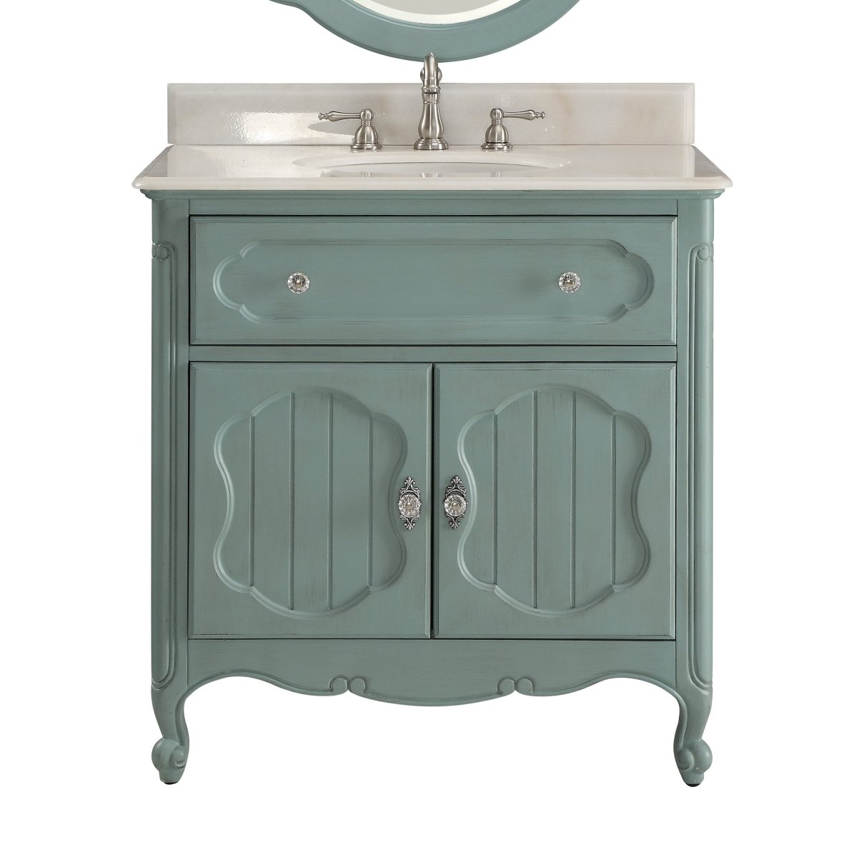 34” Benton Collection Knoxville Bathroom Sink Vanity - Benton Collection Model GD-1533BU - Bentoncollections