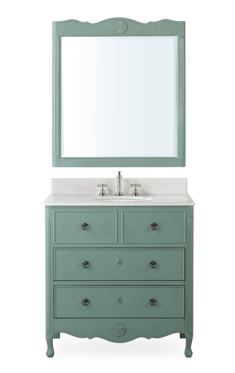 34" Daleville Bathroom Sink Vanity - Benton Collection HF-081Y - Bentoncollections