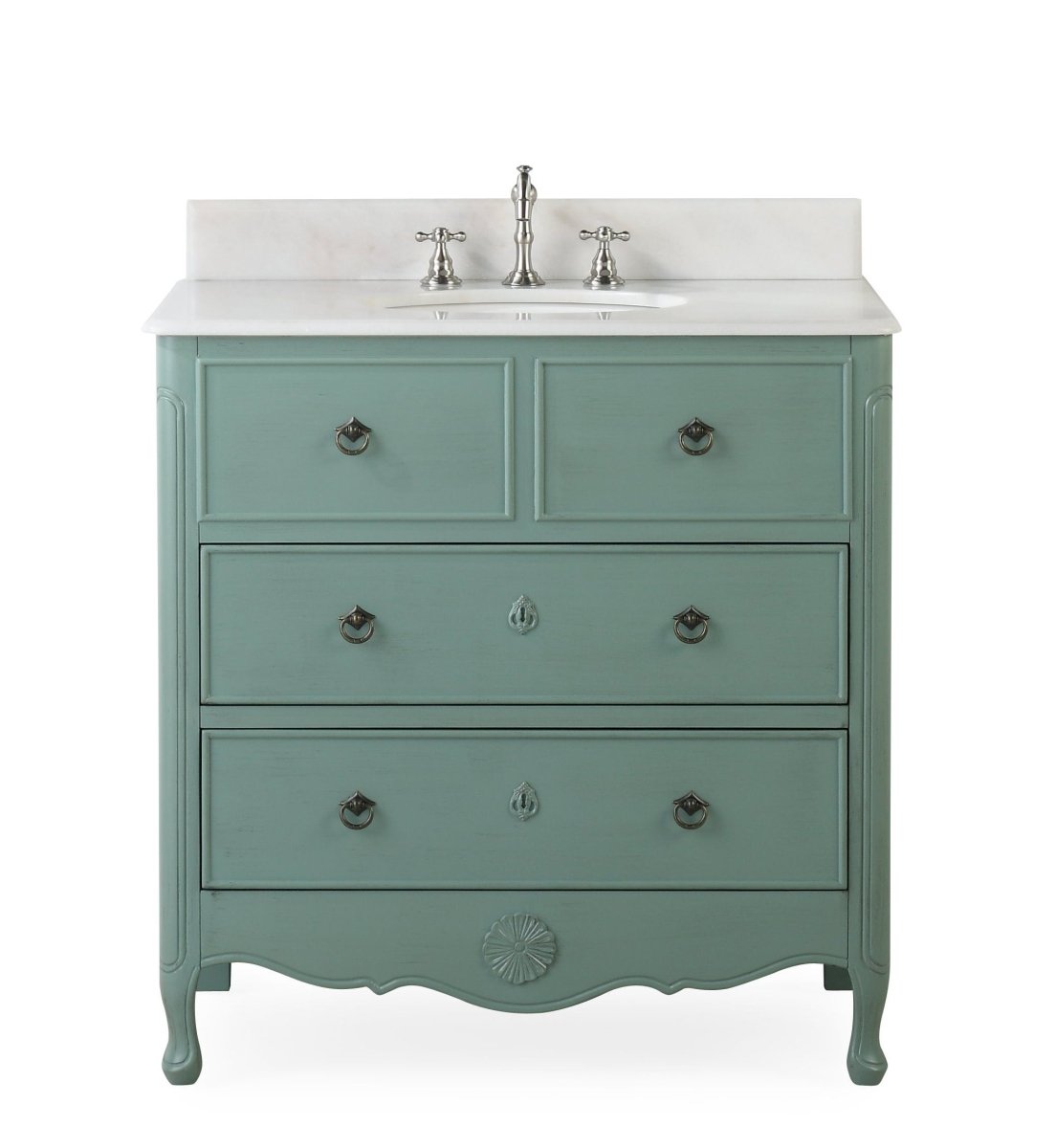 34" Daleville Bathroom Sink Vanity - Benton Collection HF-081Y - Bentoncollections