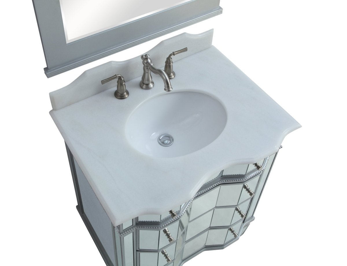 36" Asselin Bathroom Sink Vanity - Model K2274-36 - Bentoncollections