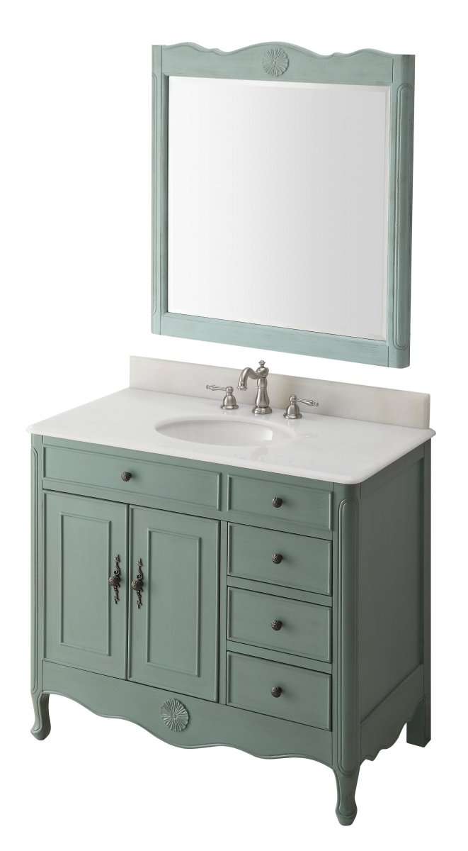 38" Daleville Bathroom Sink Vanity - Benton Collection HF-837Y - Bentoncollections