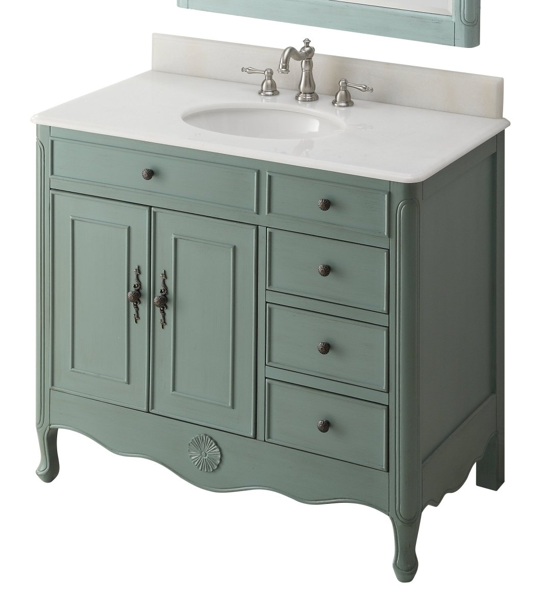 38" Daleville Bathroom Sink Vanity - Benton Collection HF-837Y - Bentoncollections