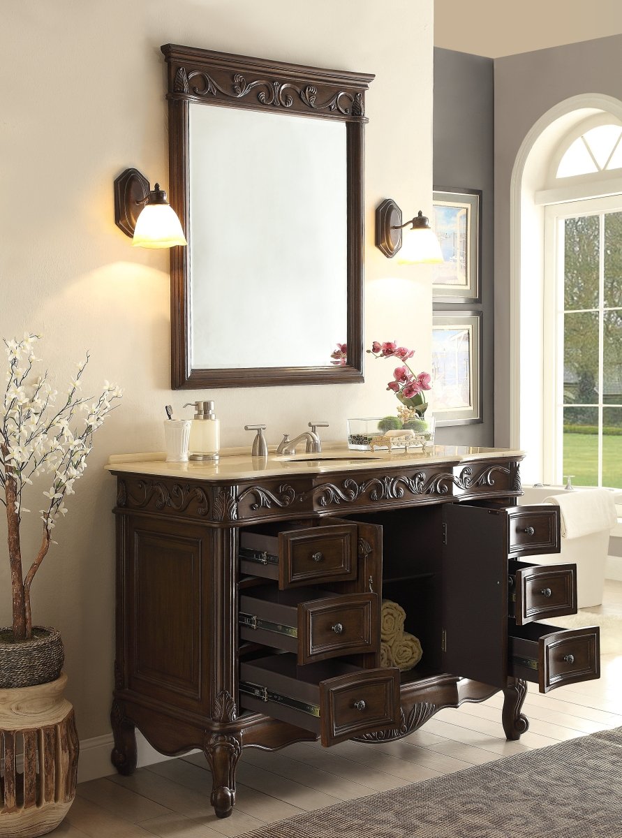 42" Beckham Bathroom Sink Vanity - Benton Collection Model # SW-3882M-TK-42 - Bentoncollections