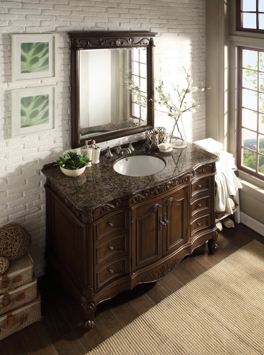 42" Beckham Bathroom Sink Vanity - Benton Collection SW-3882SB-TK-42 - Bentoncollections