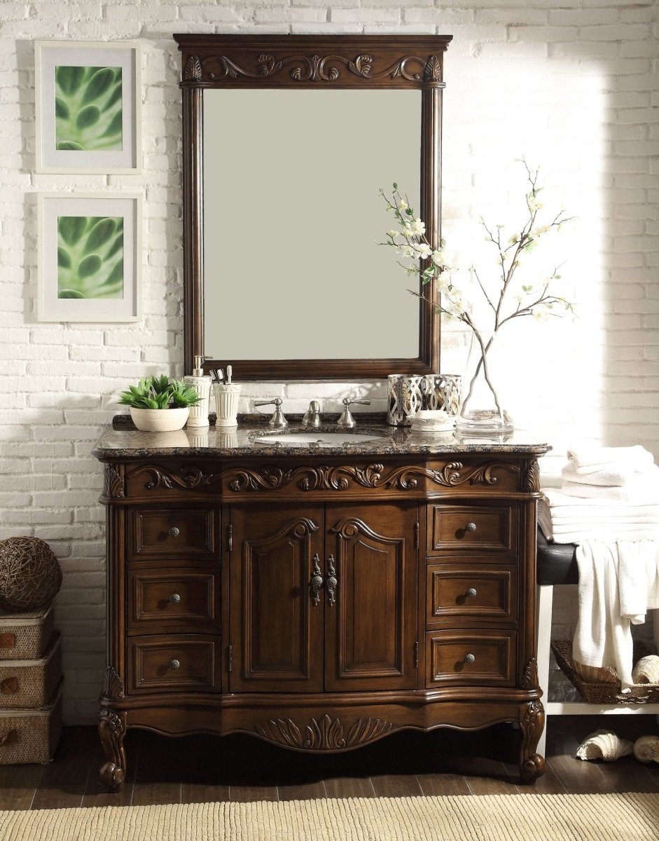 42" Beckham Bathroom Sink Vanity - Benton Collection SW-3882SB-TK-42 - Bentoncollections