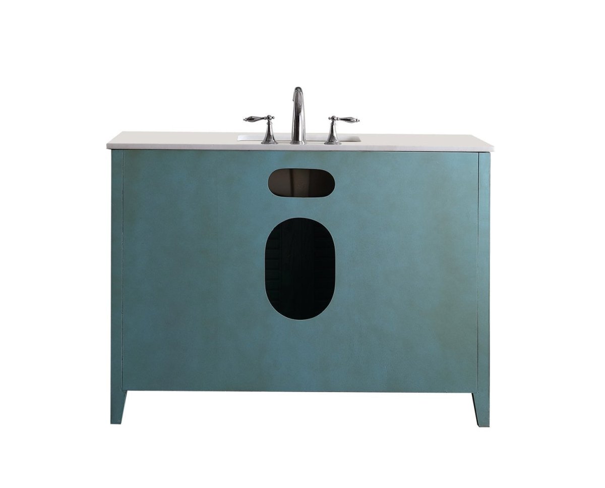 46" Abbeville Bathroom Sink Vanity - Benton Collection Model CF-28885BU - Bentoncollections