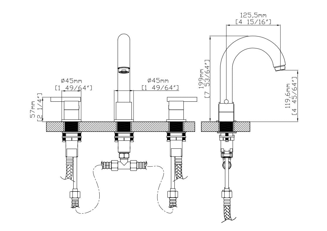 Faucet Larc WE2034 - Bentoncollections